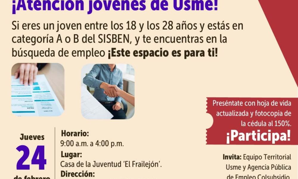 Feria de Empleabilidad en Usme