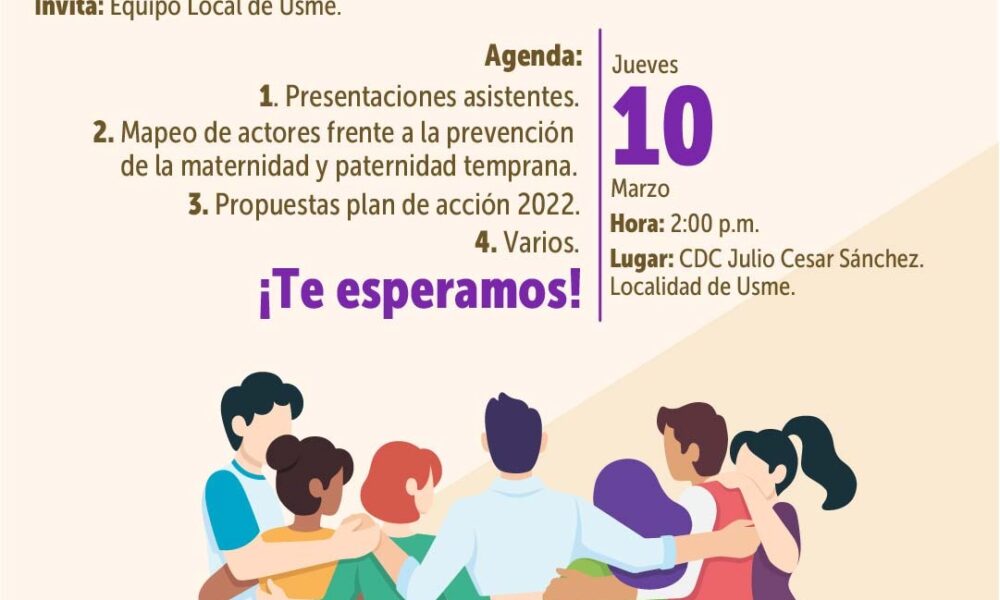 Mesa Local de Prevención Usme: Maternidad y Paternidad Temprana