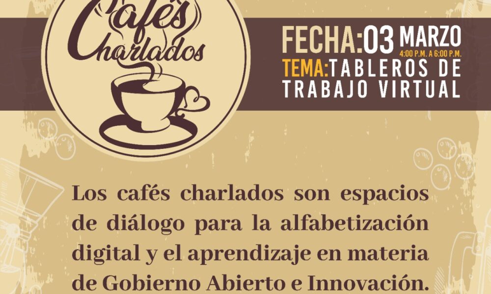 Cafés Charlados con el Tema de “Tableros de Trabajo Virtual”