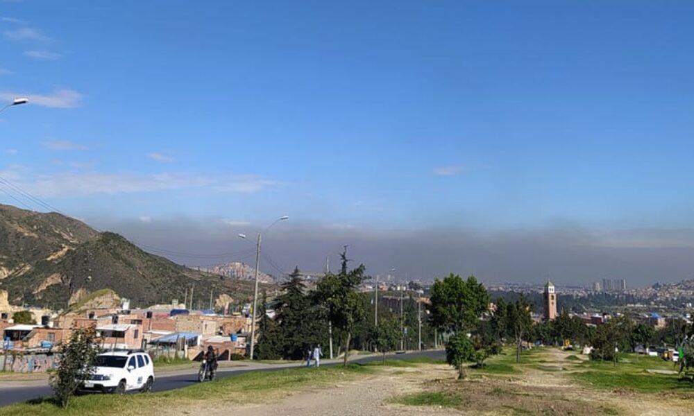 Usme nota una nube gris en Bogotá D.C.