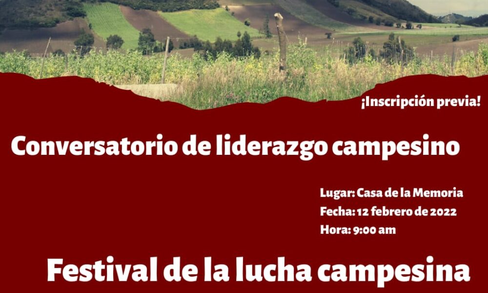 Conversatorio de Liderazgo Campesino en Usme