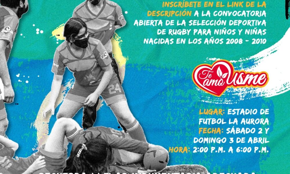 Convocatorias Selección deportiva de RUGBY para Niños y Niñas