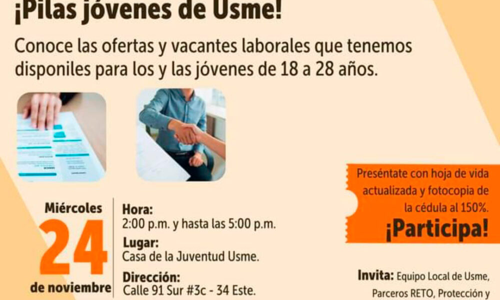 Feria de empleabilidad en Usme