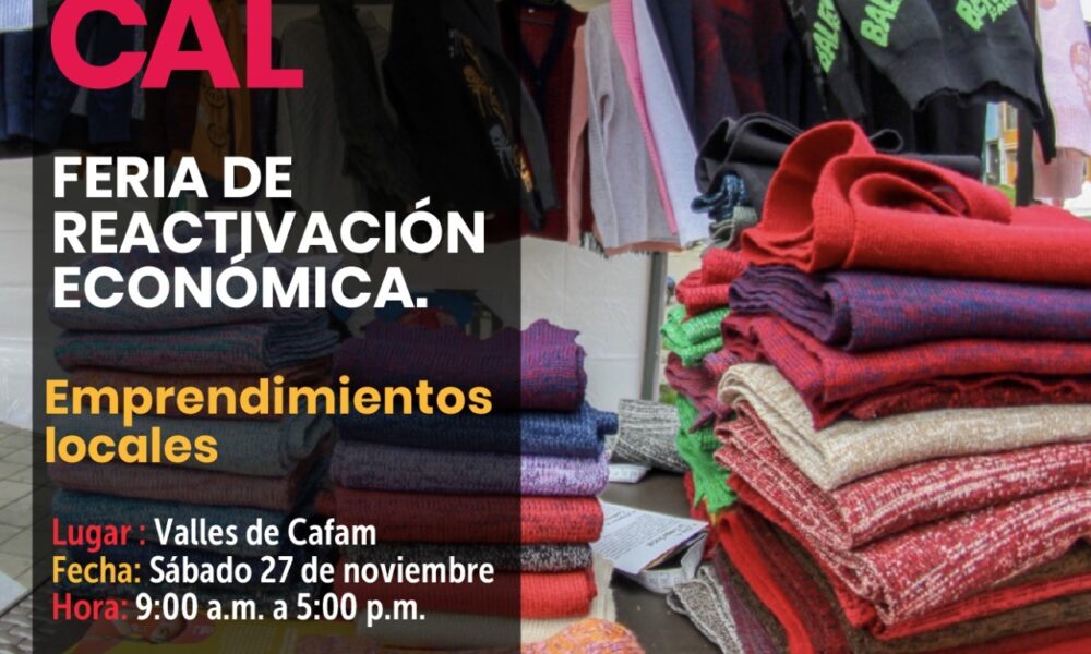 Feria de reactivación económica