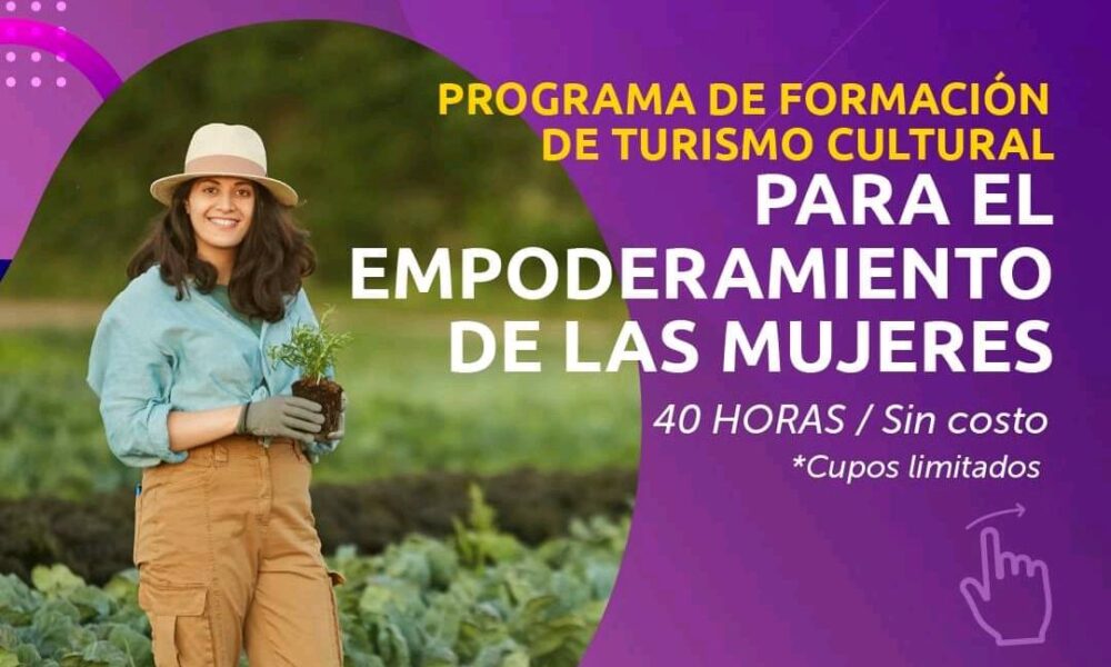 Programa de formación en turismo cultural para mujeres de la ruralidad.