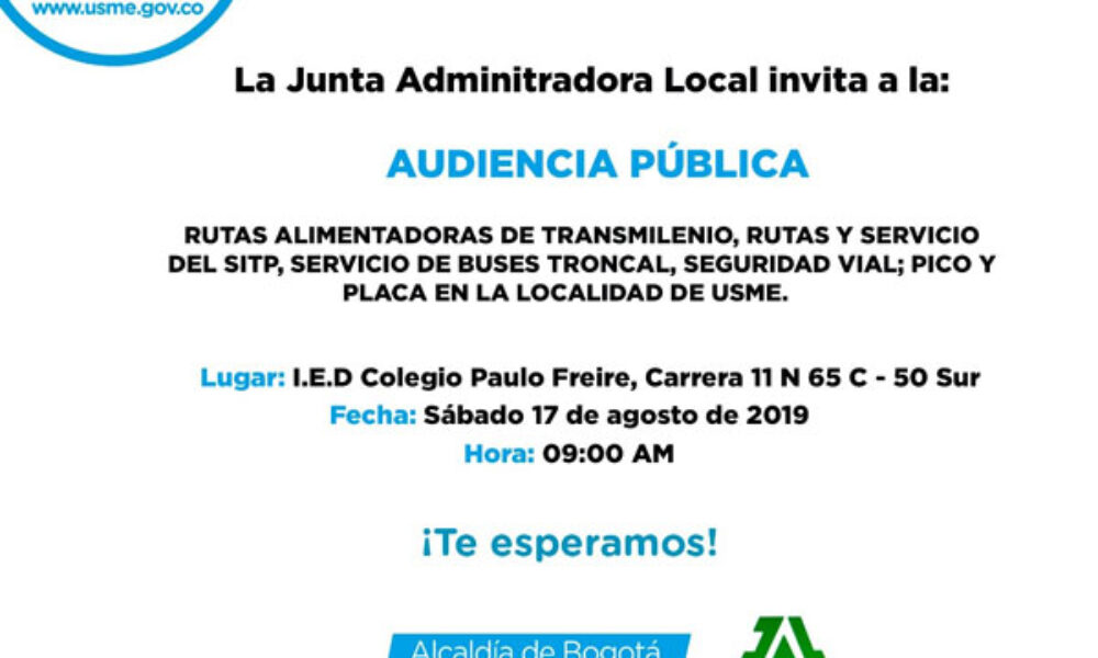 Invitación a Audiencia Pública