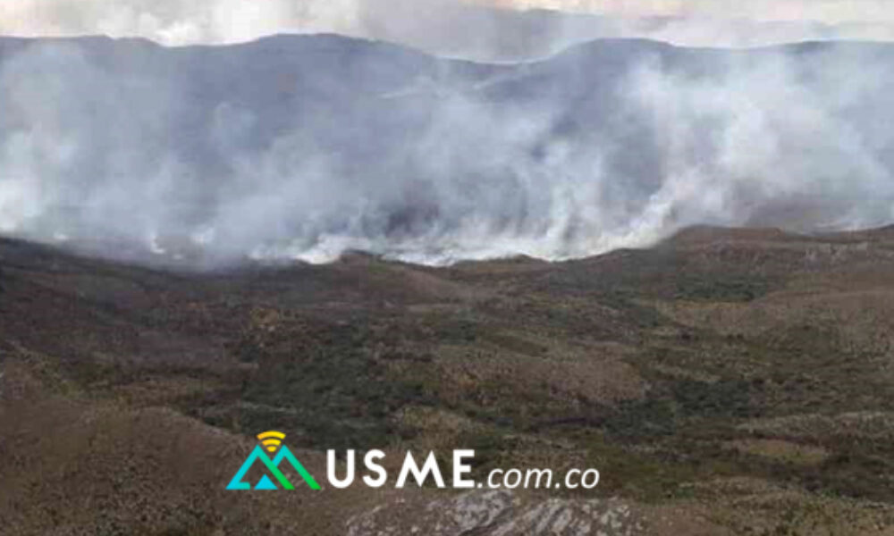 Campesinos del Sumapaz apagaron incendio en el páramo