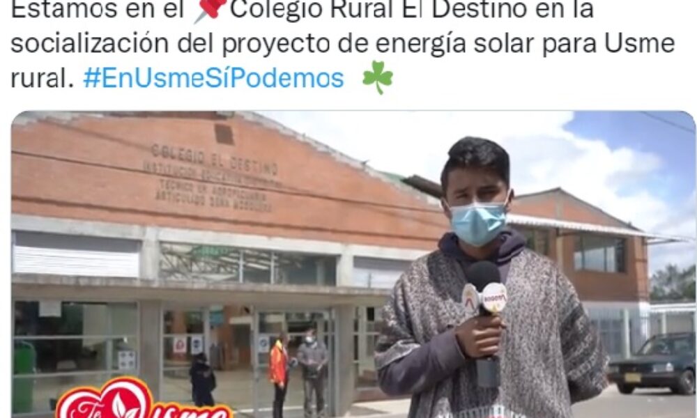 Socialización del Proyecto de Energía Solar para Usme