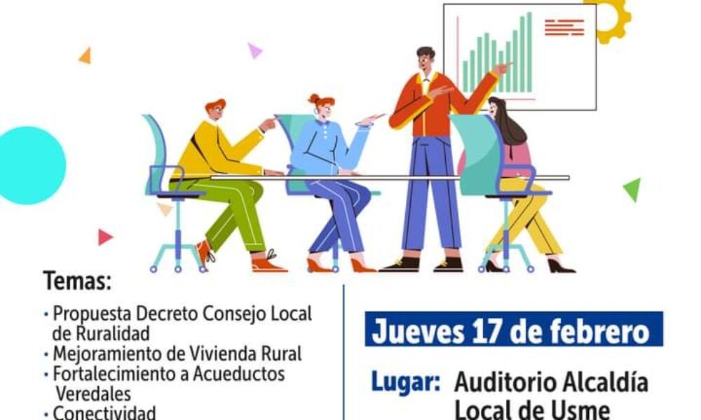 Reunión de Ruralidad para Presentación de Proyectos de Inversión Local