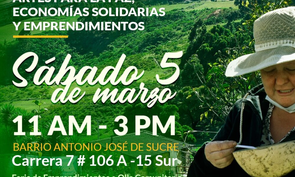 Artes para La Paz, Economías Solidarias y Emprendimientos