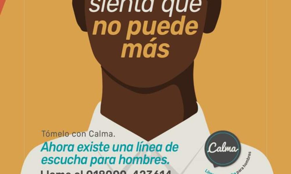 Calma, Línea de Escucha para Hombres