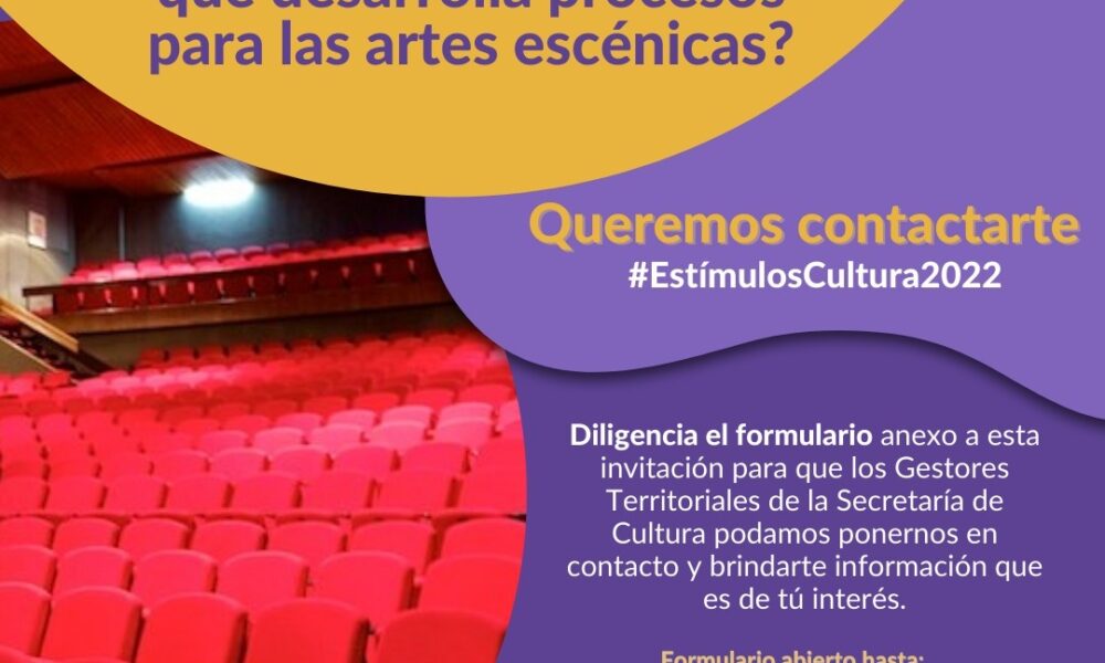 ¿Tienes una sala de teatro o circo en Bogotá?