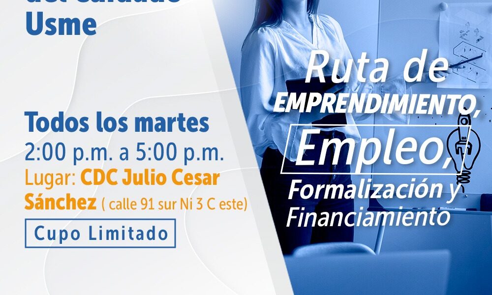 Ruta de Emprendimiento, Empleo, Formalización y Financiamiento