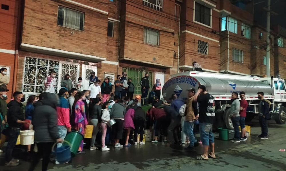 Usme sin agua por contingencia en La Regadera