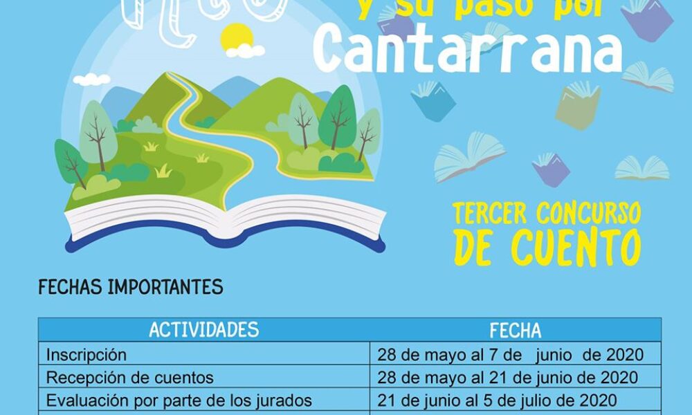 Concurso de CUENTO, FOTOGRAFÍA y VÍDEO en Cantarrana