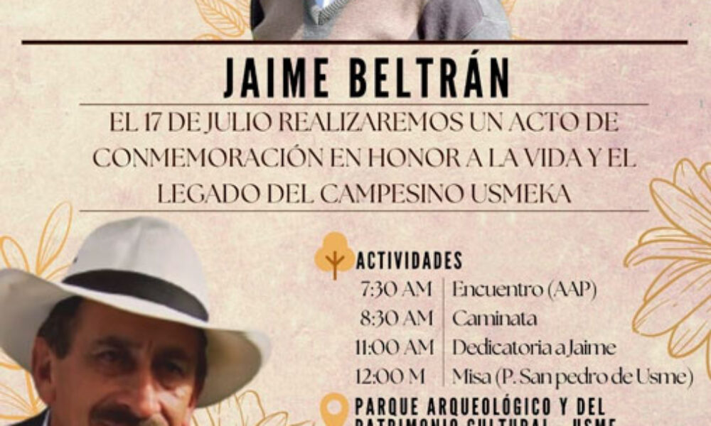 Conmemoración al legado de Jaime Beltrán