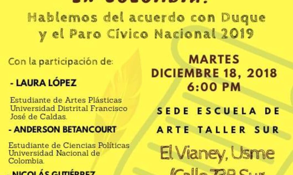 Conversatorio ¿Qué viene para el movimiento educativo en Colombia?