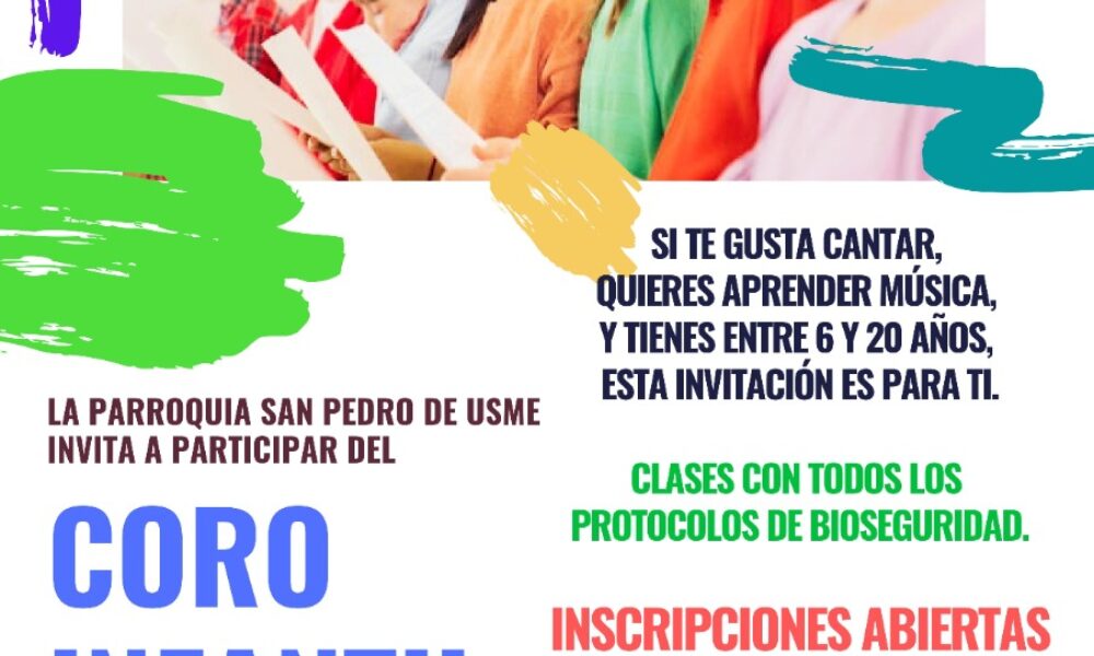 Parroquia San Pedro de Usme abre inscripciones para el coro infantil juvenil