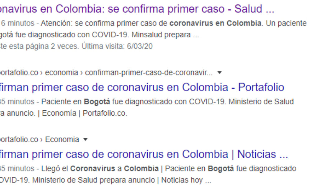 Confirmado primer caso de Coronavirus en Bogotá