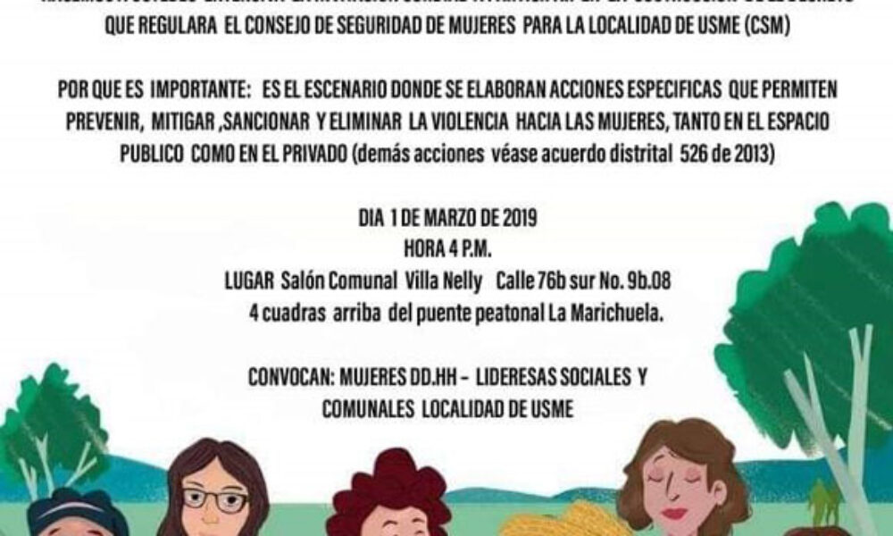 Decreto Para Regular el Consejo de Seguridad de las Mujeres de Usme