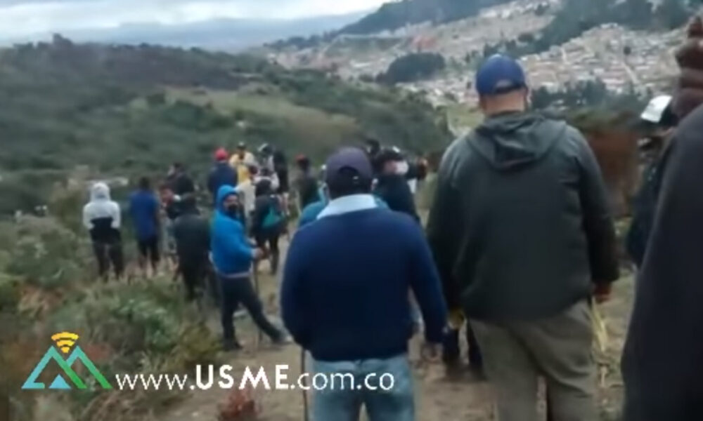 Desalojos por invasión de la Reserva Ecológica Entre Nubes de Usme