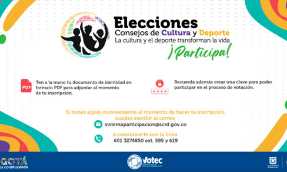 Ya puedes votar en las elecciones de los Consejos de Cultura y Deporte