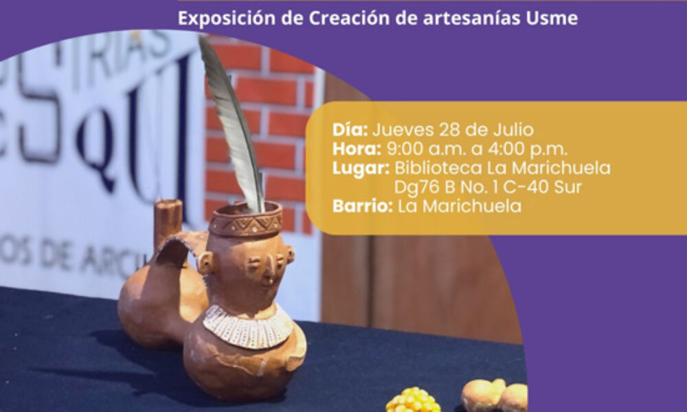 Exposición de creación de artesanias