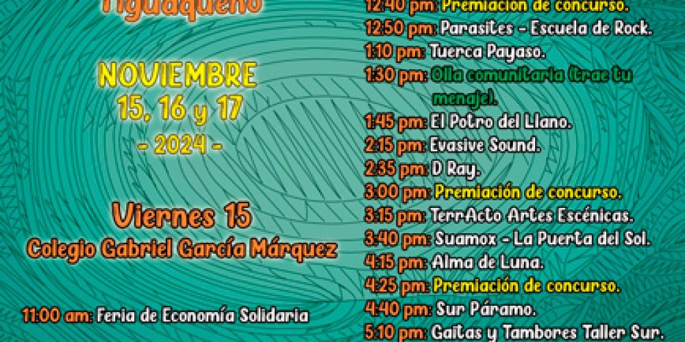 Festival del Agua edición 23: resultado de la gestión comunitaria