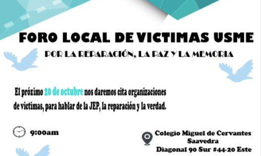 Foro Local de Victimas Usme