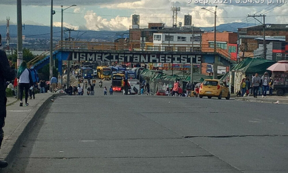 Así transcurrió la jornada de manifestaciones en Usme