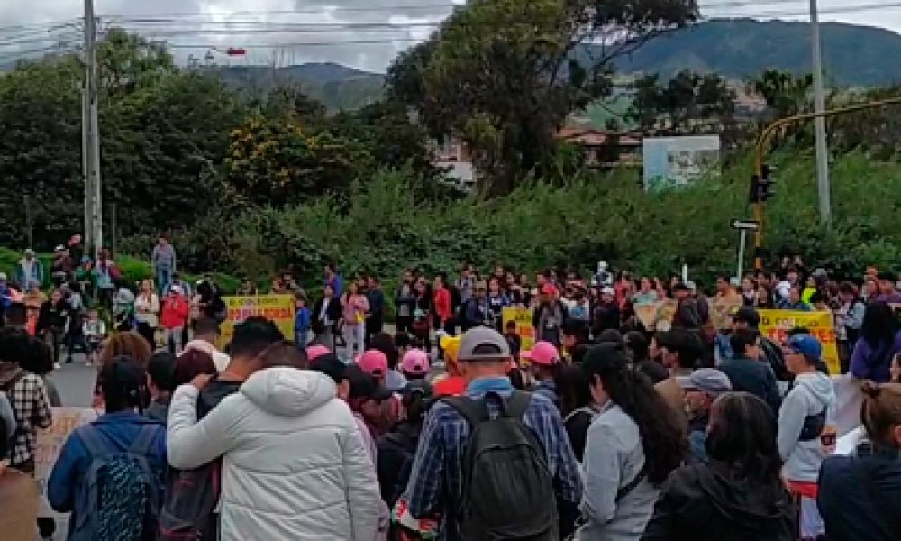 Marchas en Usme: Profesores protestan en contra de medidas del Distrito