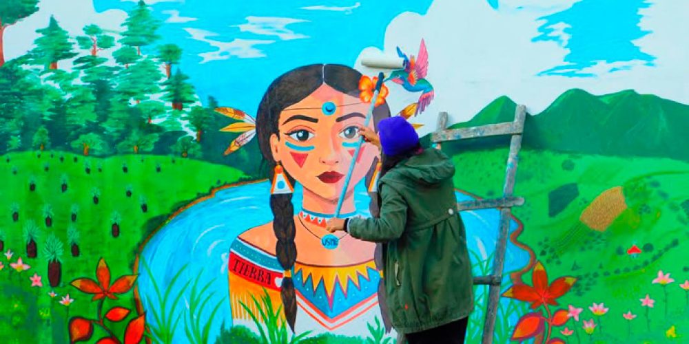 Mural «Usminia Princesa del Agua»