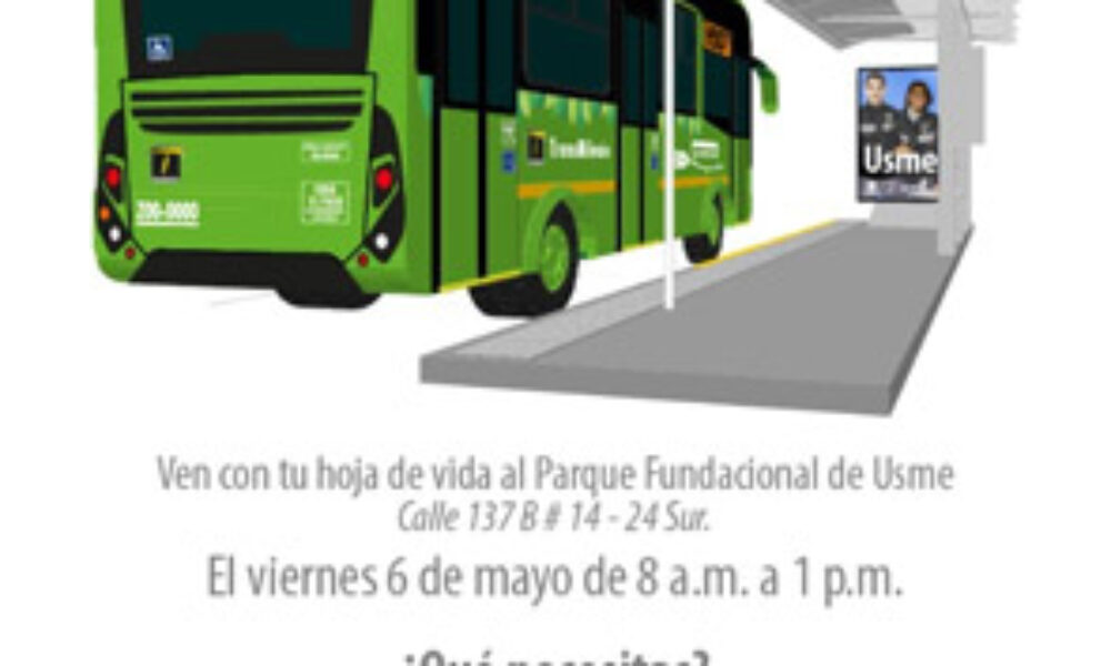 Convocatoria para conductores SITP