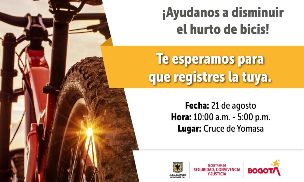 Registro de bicicletas en Usme