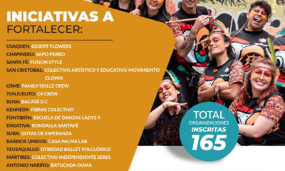 20 iniciativas culturales serán fortalecidas en Bogotá