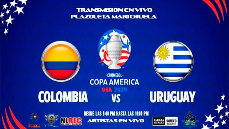 Proyección Partido Colombia vs Uruguay