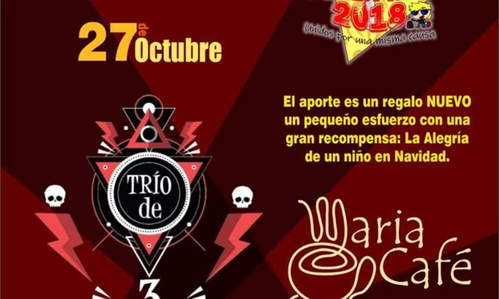 Trío de 3 en María Café